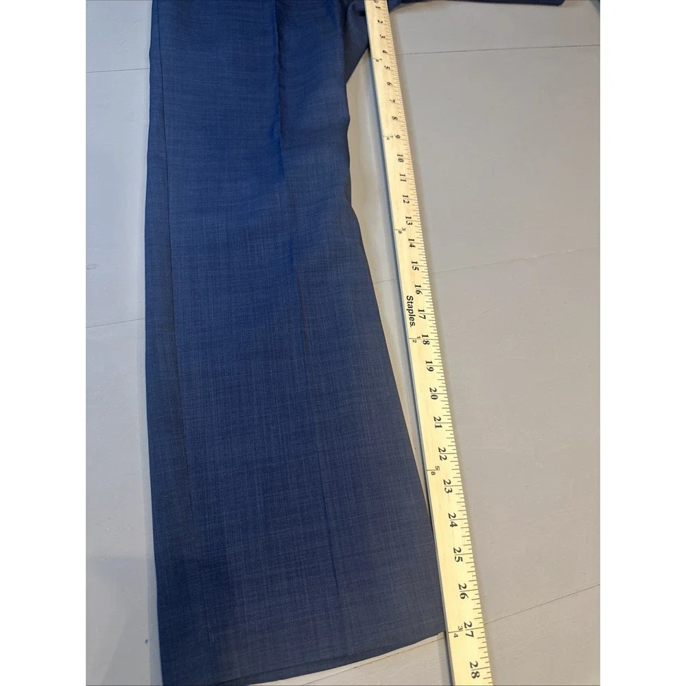 Michael Kors Dress Pants Mens 33Wx30L Blue‎ Dress  Pants Classic Slacks - Picture 14 of 15